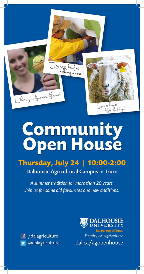 Community Open House 2014 Faculty of Agriculture Dalhousie University